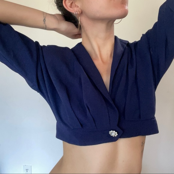 Cropped vintage blouse - Picture 2 of 6